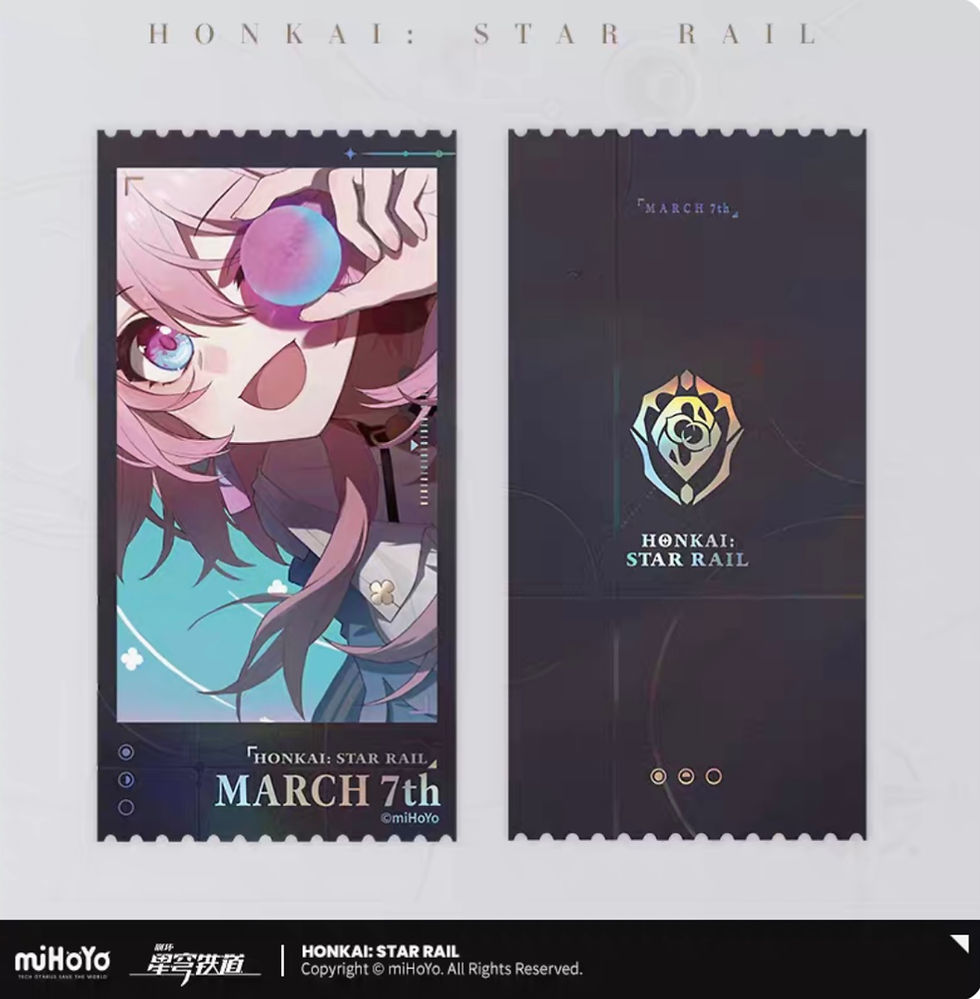 Thumbnail: Honkai: Star Rail Laser Ticket Stub Set