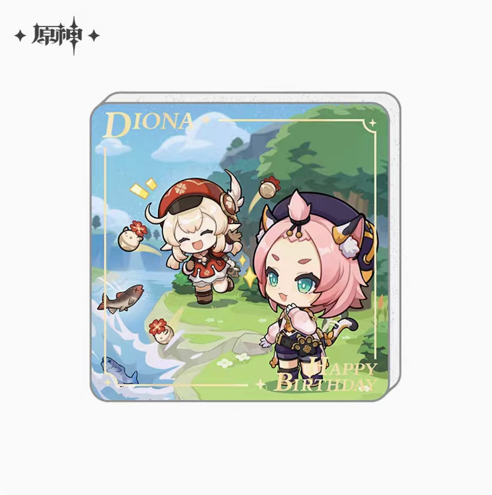 Thumbnail: 【Set A】Genshin Impact Character Birthday Acrylic Refrigerator Magnet