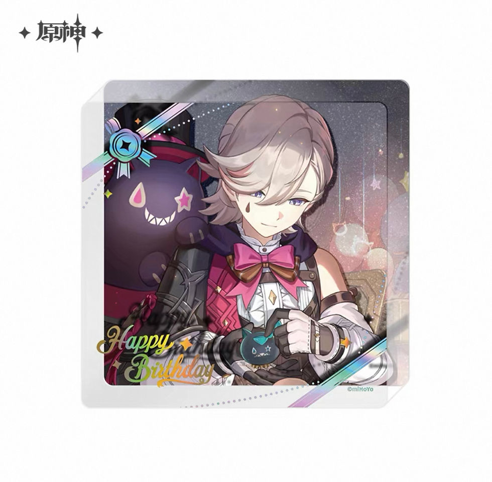 Thumbnail: 【Set A】Genshin Impact Thick Acrylic Coaster