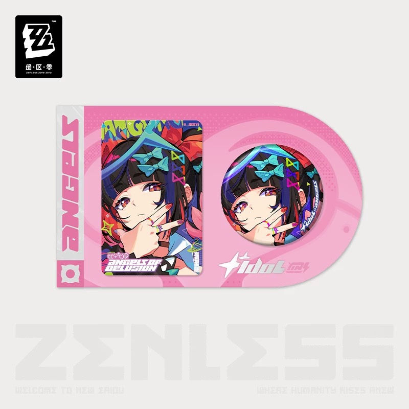 Thumbnail: Official Round Pin and Card Set
