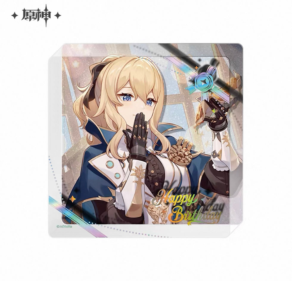 Thumbnail: 【Set A】Genshin Impact Thick Acrylic Coaster