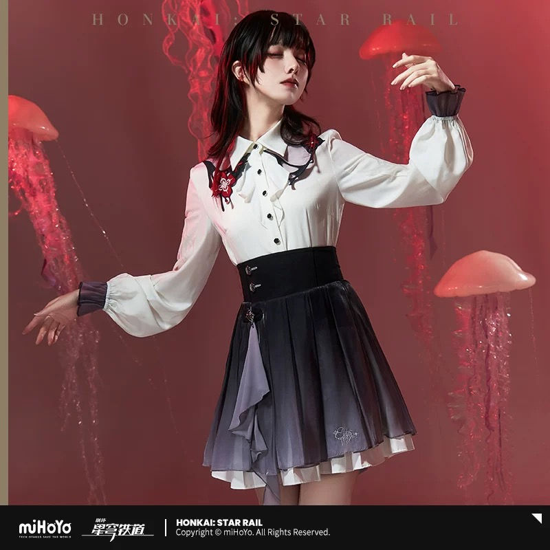 Thumbnail: Honkai: Star Rail Evernight Themed Long-Sleeved Shirt