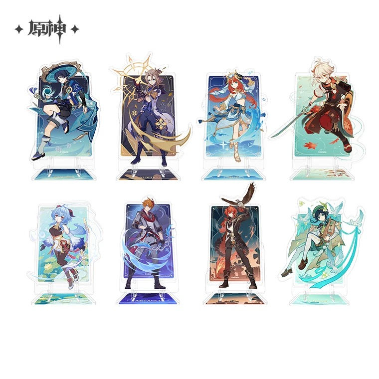 Genshin Impact Acrylic Cellphone Holder
