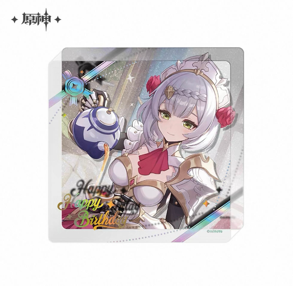 Thumbnail: 【Set A】Genshin Impact Thick Acrylic Coaster