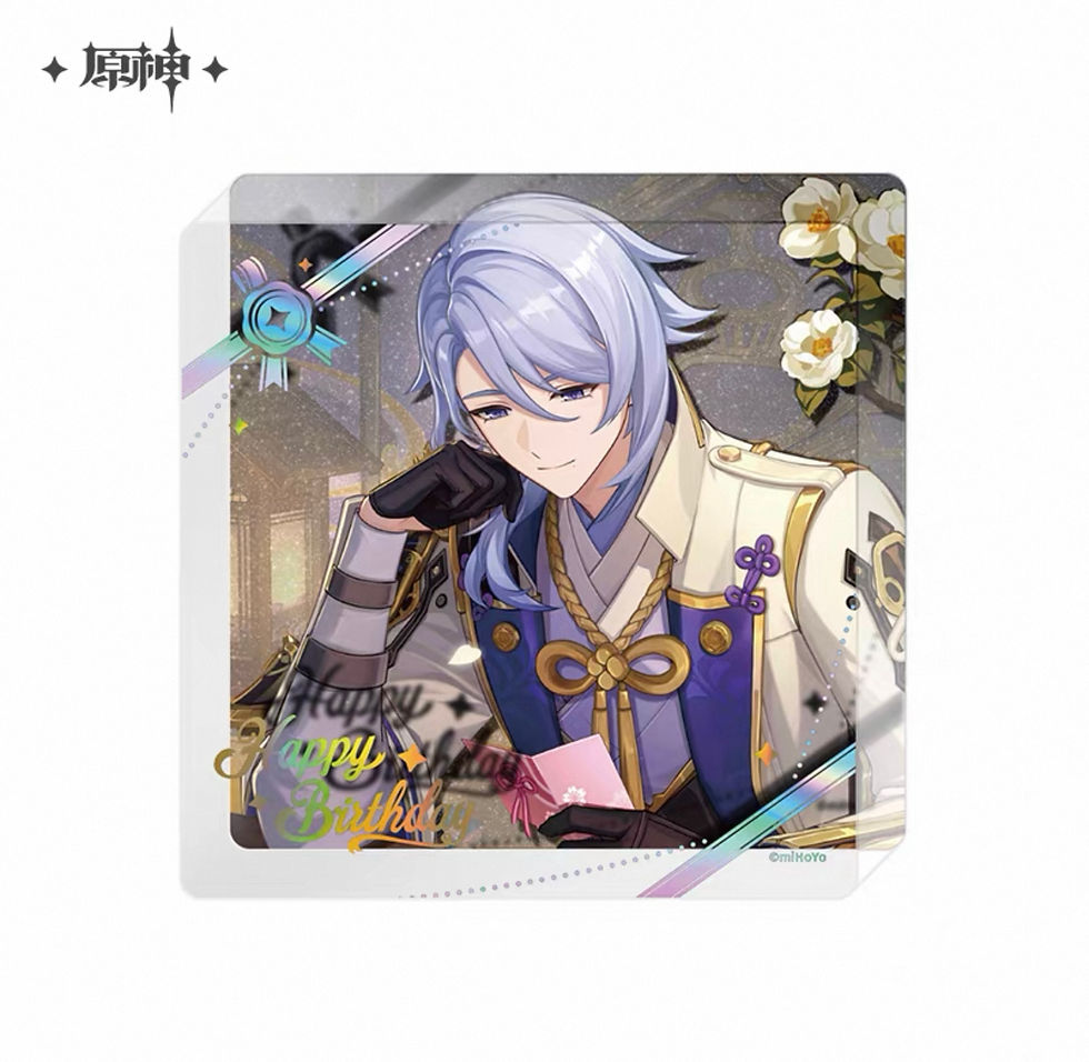 Thumbnail: 【Set A】Genshin Impact Thick Acrylic Coaster