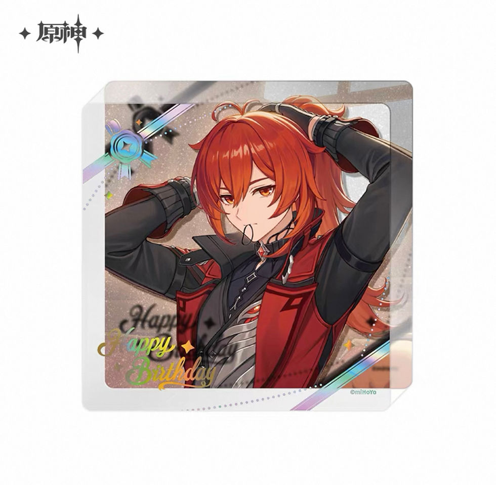 Thumbnail: 【Set B】Genshin Impact Thick Acrylic Coaster