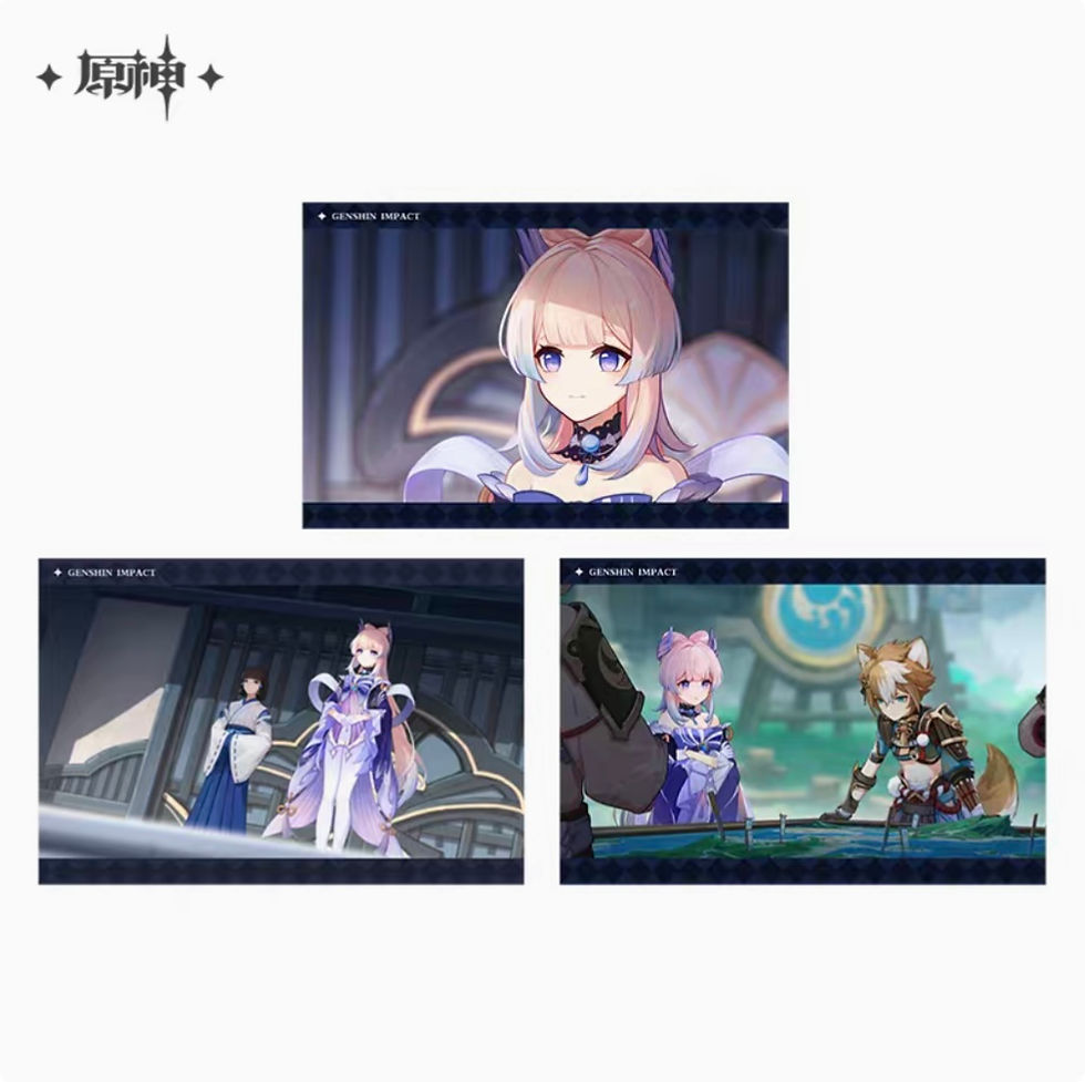 Thumbnail: 【Set B】Genshin Impact Characters PV Series Photo Cards