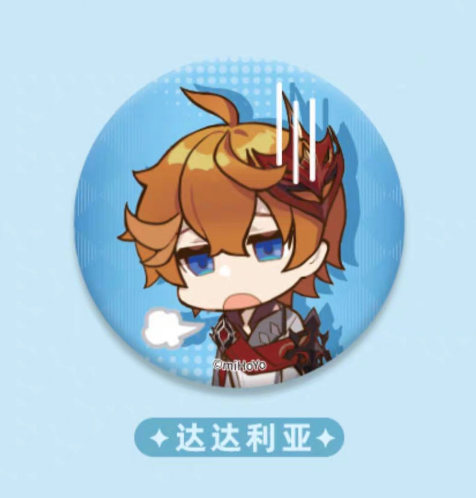 Thumbnail: 【Set A】 Genshin Impact Cute Emoji Pin