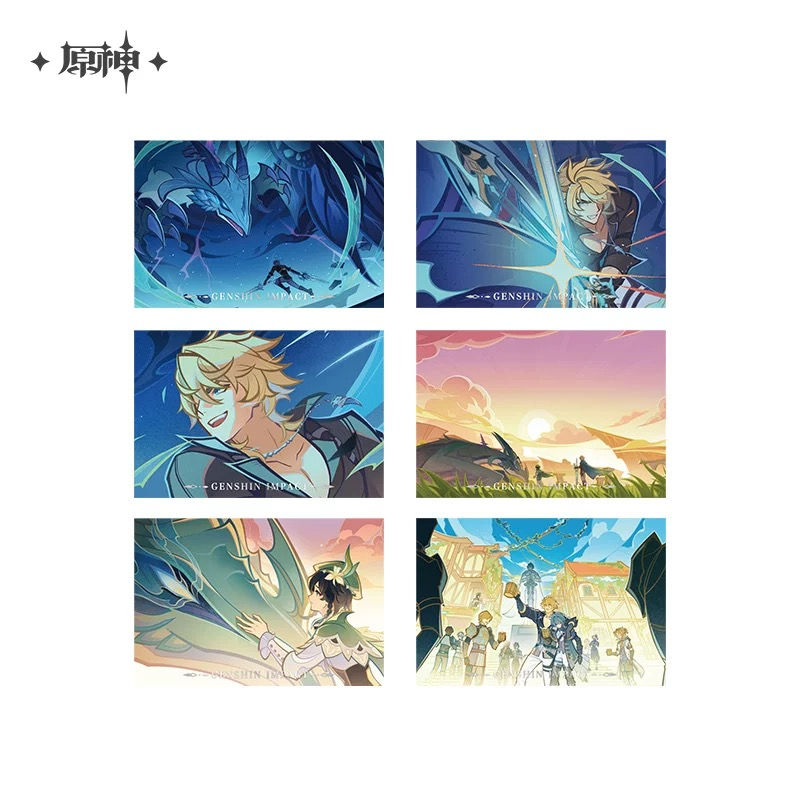 Genshin Impact Postcards Set