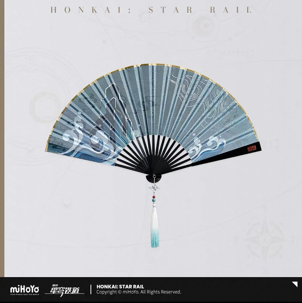 Thumbnail: Honkai: Star Rail Fei Xiao Themed Foldable Fan