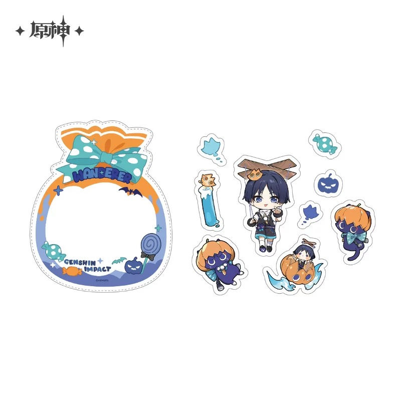 Thumbnail: Genshin Impact Halloween Stickers Set
