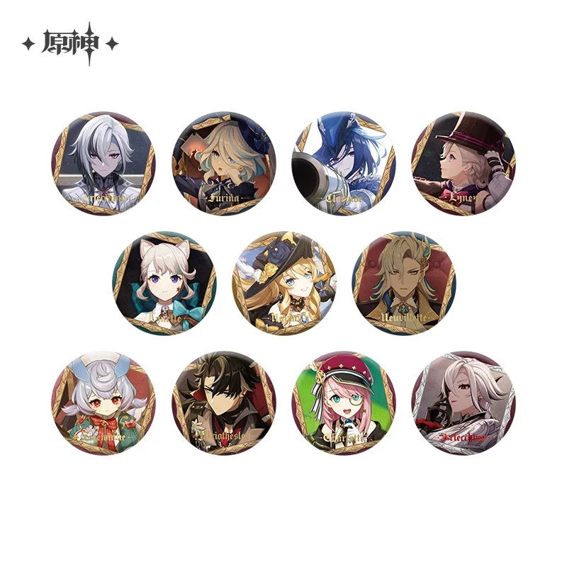 Thumbnail: Genshin Impact Round Pin Blind Box