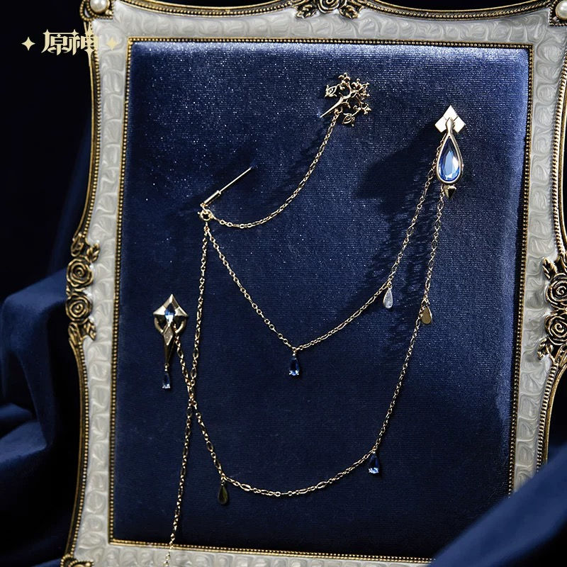 Genshin Impact Furina Themed Brooch