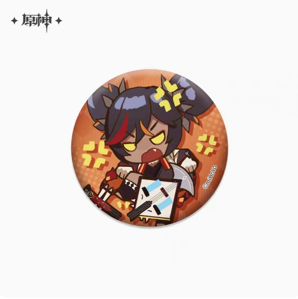 Thumbnail: 【Set A】 Genshin Impact Cute Emoji Pin