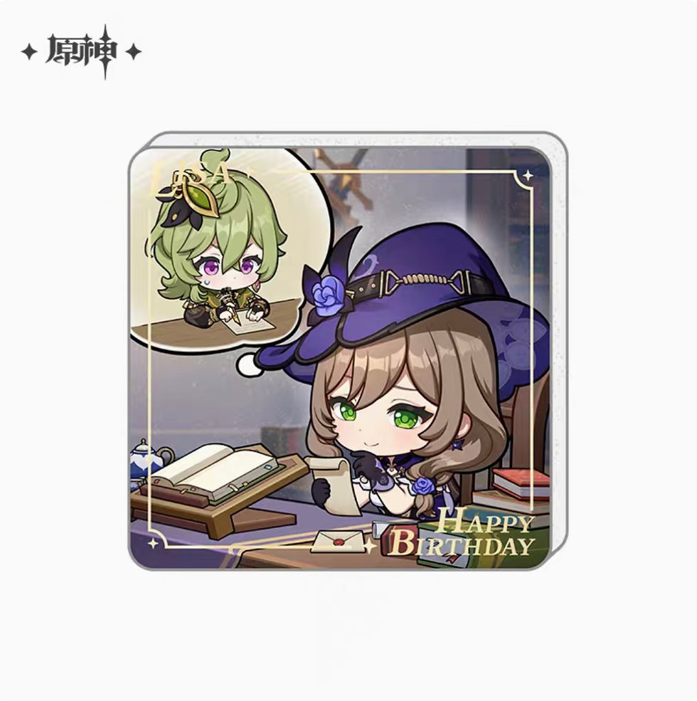 Thumbnail: 【Set C】Genshin Impact Character Birthday Acrylic Refrigerator Magnet
