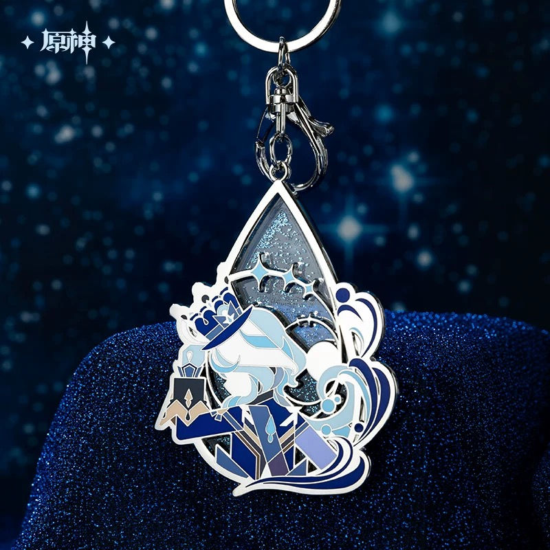 Genshin Impact Furina Quicksand Metal Keychain