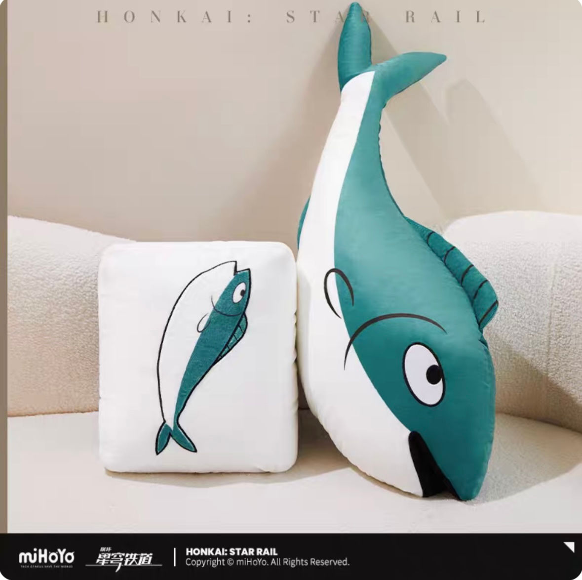 Qingque Plushie Pillow (two changeable forms)