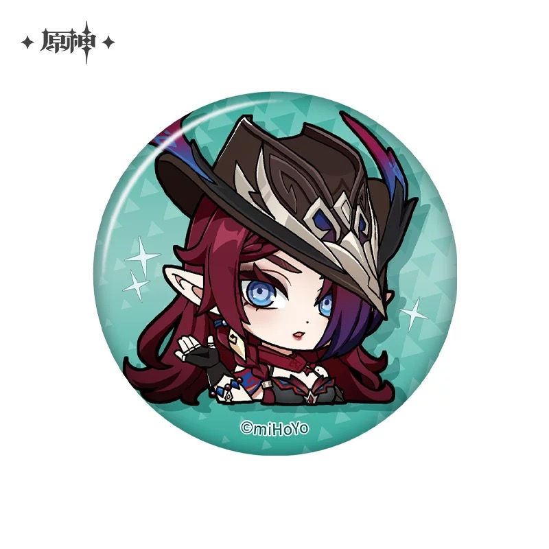 Genshin Impact Chasca Round Pin