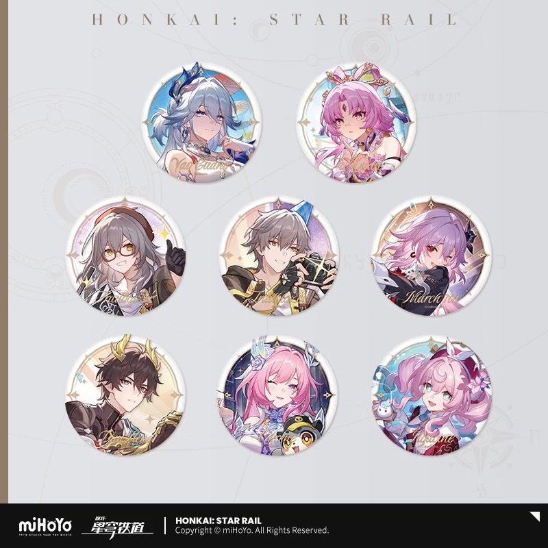 Honkai: Star Rail Round Pin