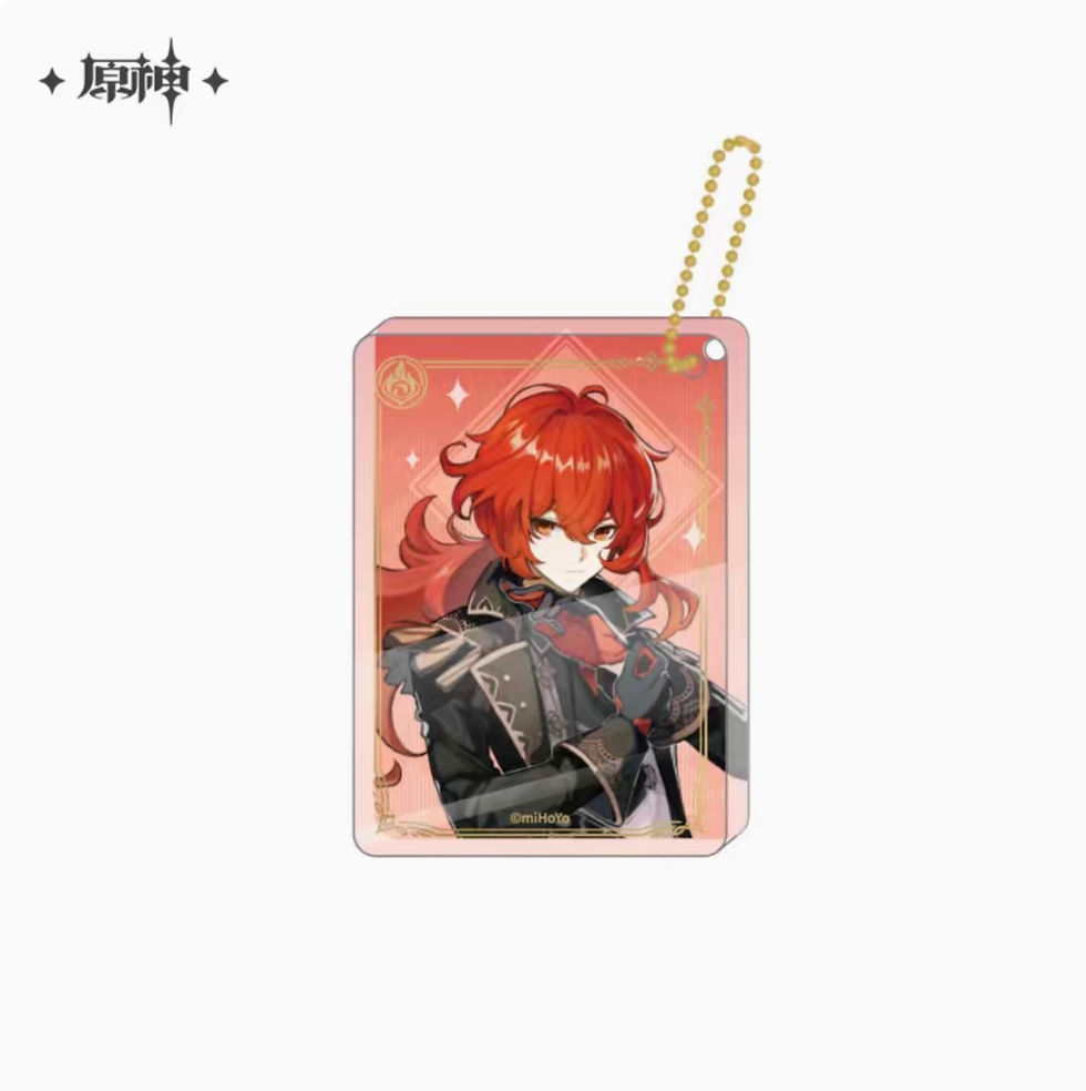 Thumbnail: 【Set A】Genshin Impact Thick Acrylic Keychain
