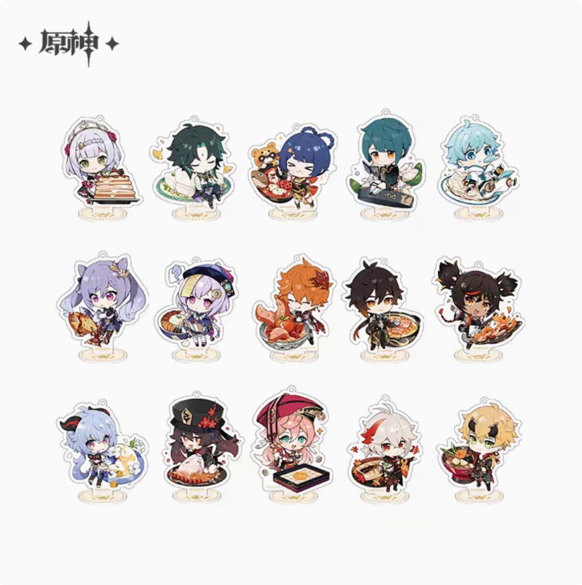 【Set A】Genshin Impact Acrylic Mini Stand