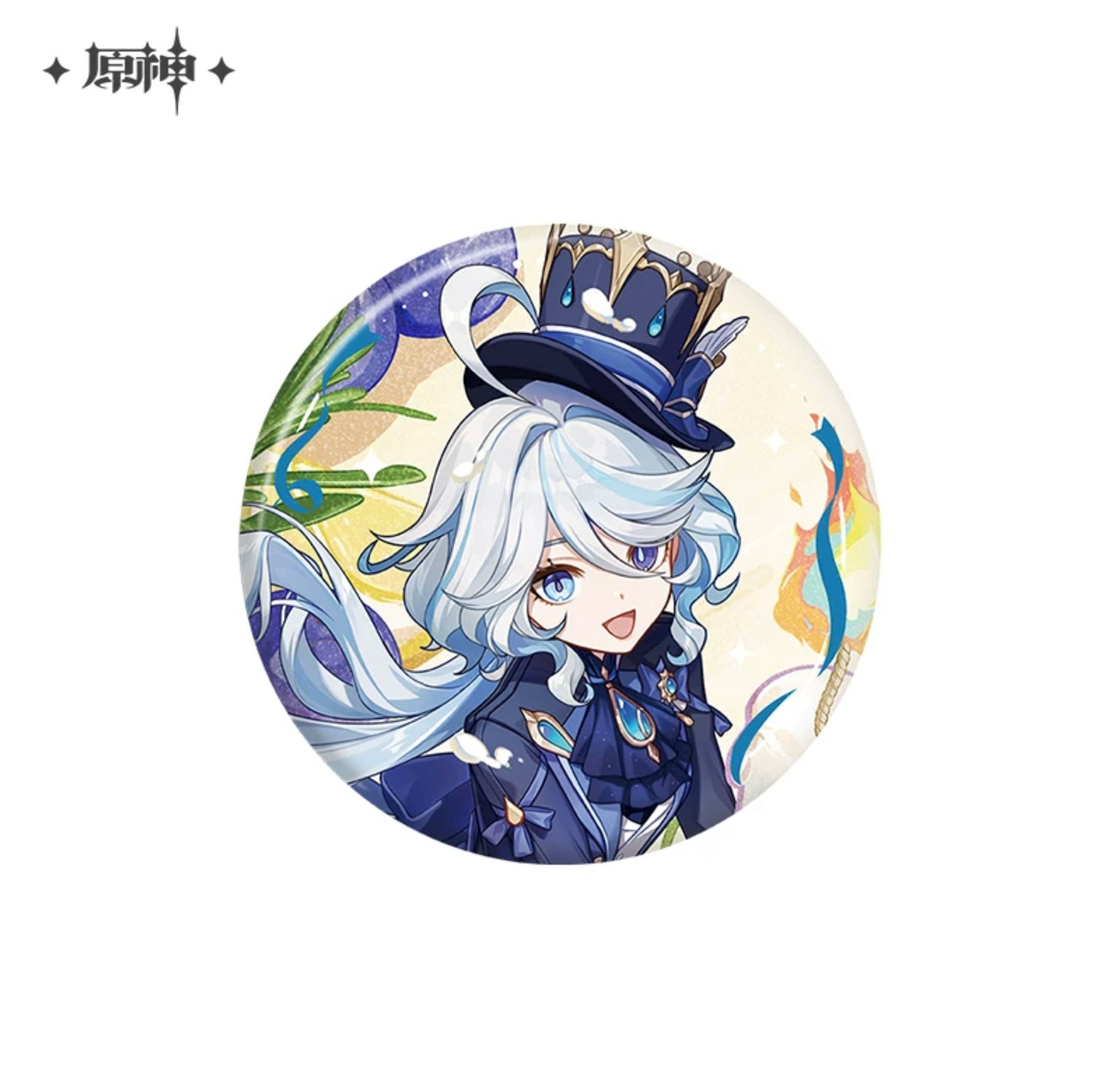 Genshin Impact 4th Anniversary Furina Round Pin