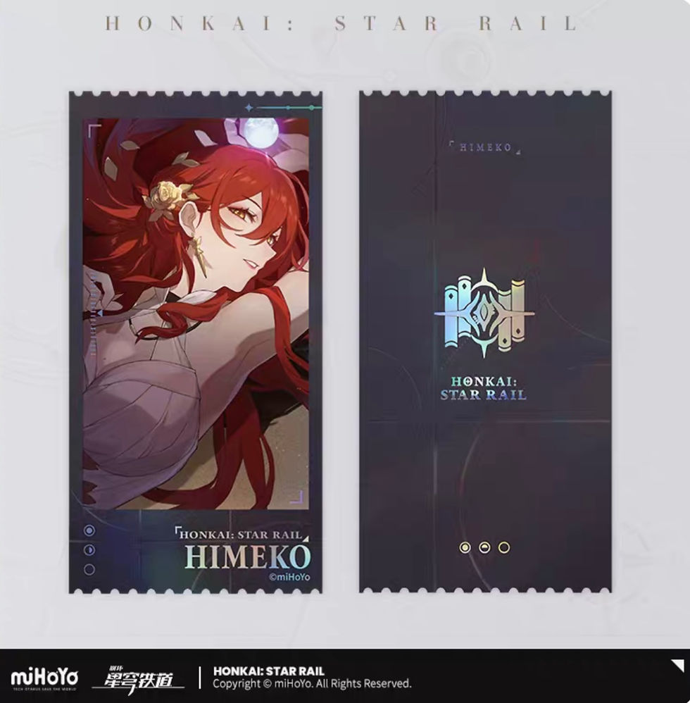Thumbnail: Honkai: Star Rail Laser Ticket Stub Set