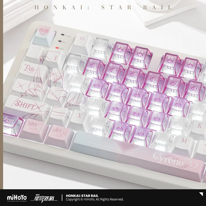 Thumbnail: Honkai: Star Rail Cyrene Themed Keyboard