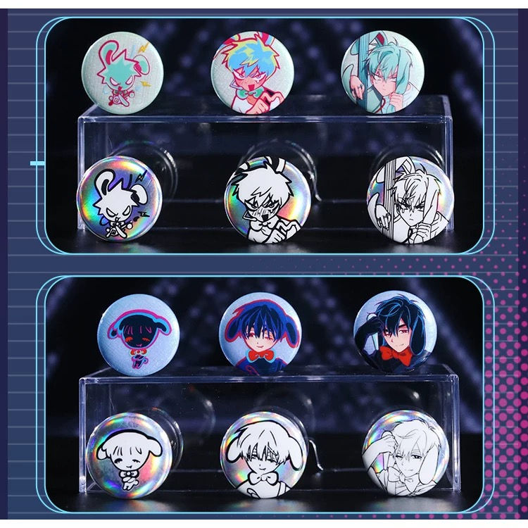 Thumbnail: Official Mini Round Pins Set Blind Box