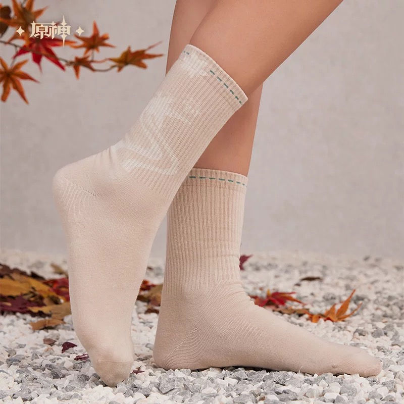 Thumbnail: Genshin Impact Kazuha Themed Socks (3 pairs)