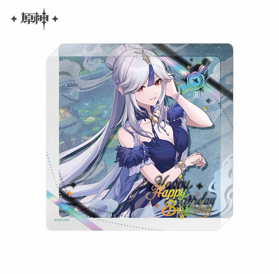 Thumbnail: 【Set B】Genshin Impact Thick Acrylic Coaster