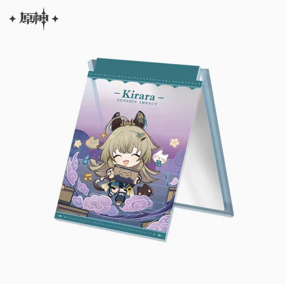 Thumbnail: 【Set B】Genshin Impact Acrylic Foldable Mirror
