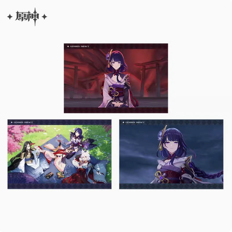 Thumbnail: 【Set B】Genshin Impact Characters PV Series Photo Cards