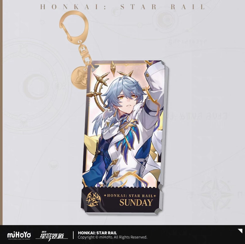 Honkai: Star Rail Sunday Acrylic Keychain