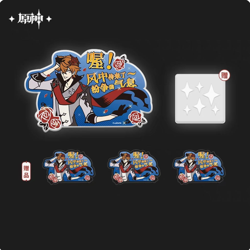 Thumbnail: Genshin Impact Car Stickers (include small stickers)