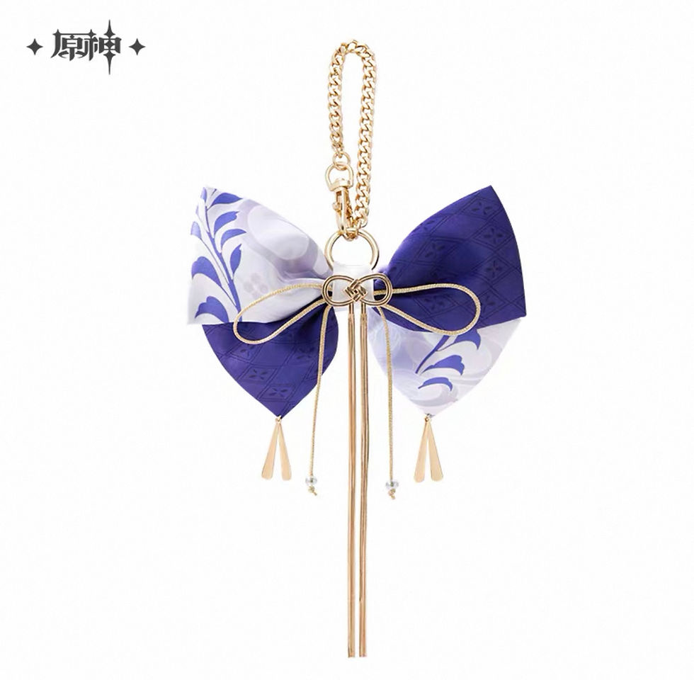 Thumbnail: Genshin Impact Ayato Themed Hair Clip/Keychain