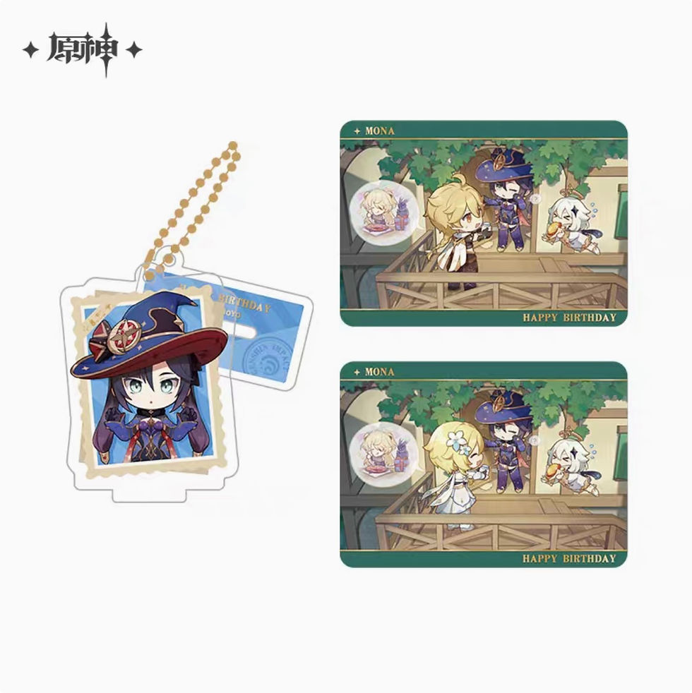 Thumbnail: Genshin Impact Acrylic Stand and Collection Card Set