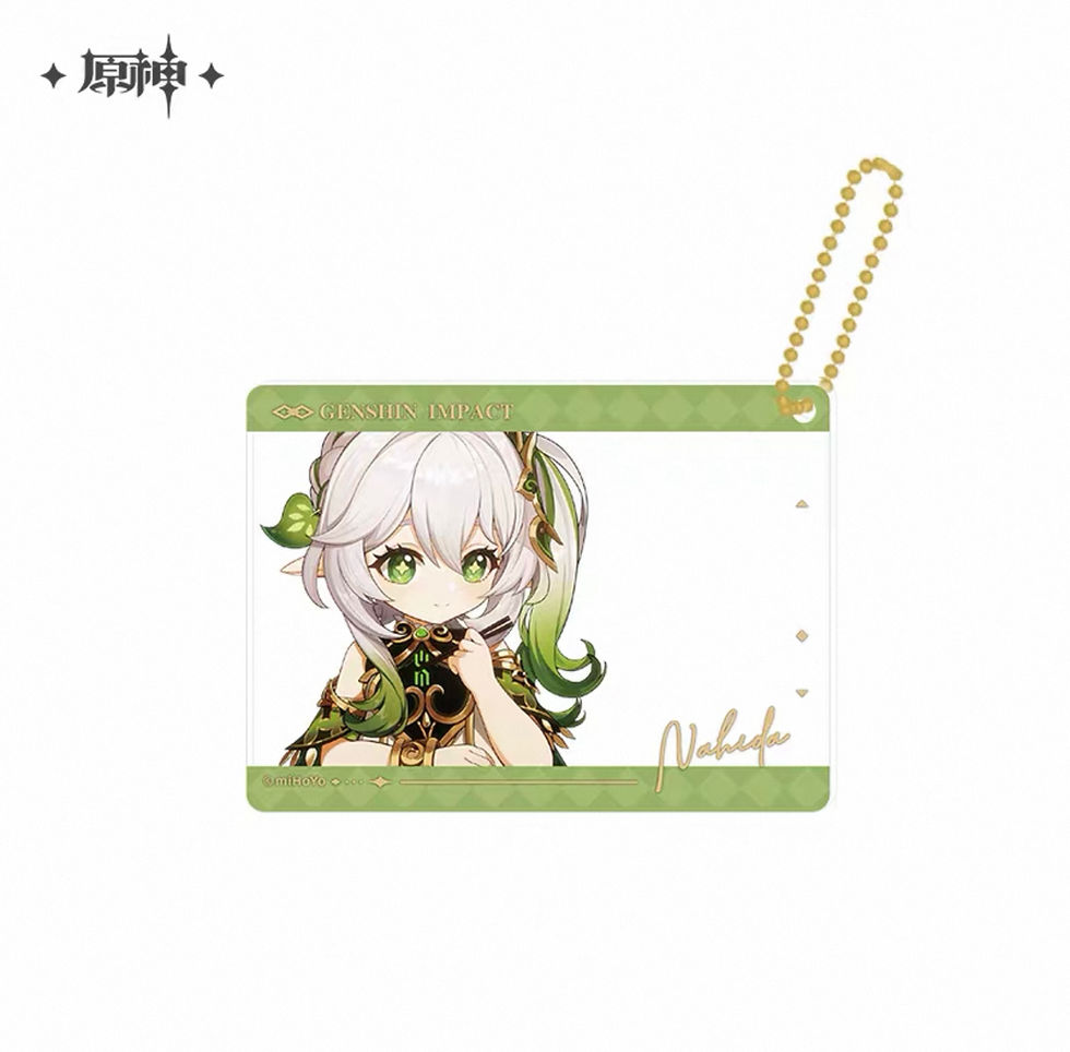 Thumbnail: Genshin Impact Round Pin and Group Photo Acrylic Keychain