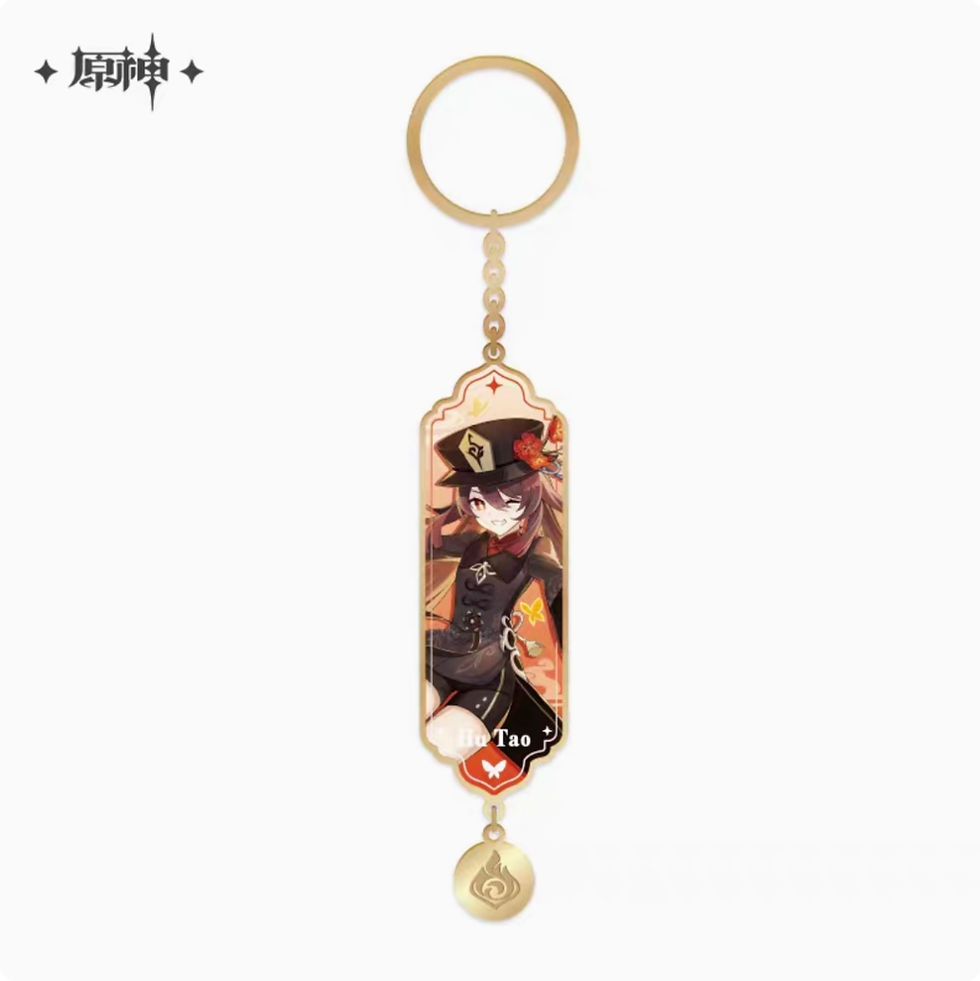 Thumbnail: Genshin Impact Characters Metal Enamel Keychain