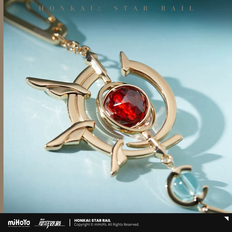 Thumbnail: Honkai: Star Rail Anaxa Themed Metal Pendant