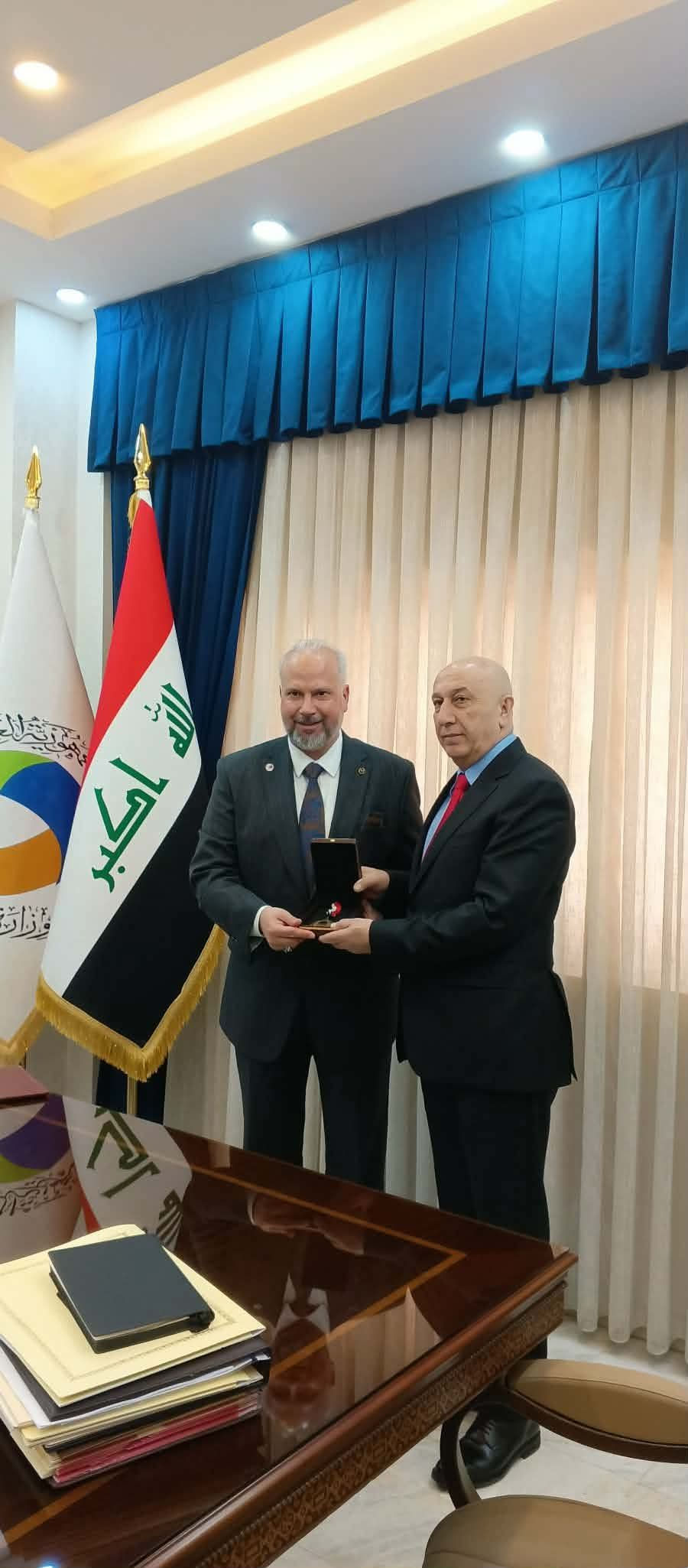 تهنئة رسمية بمناسبة تولي مهام رئاسة الجمهورية العراقية