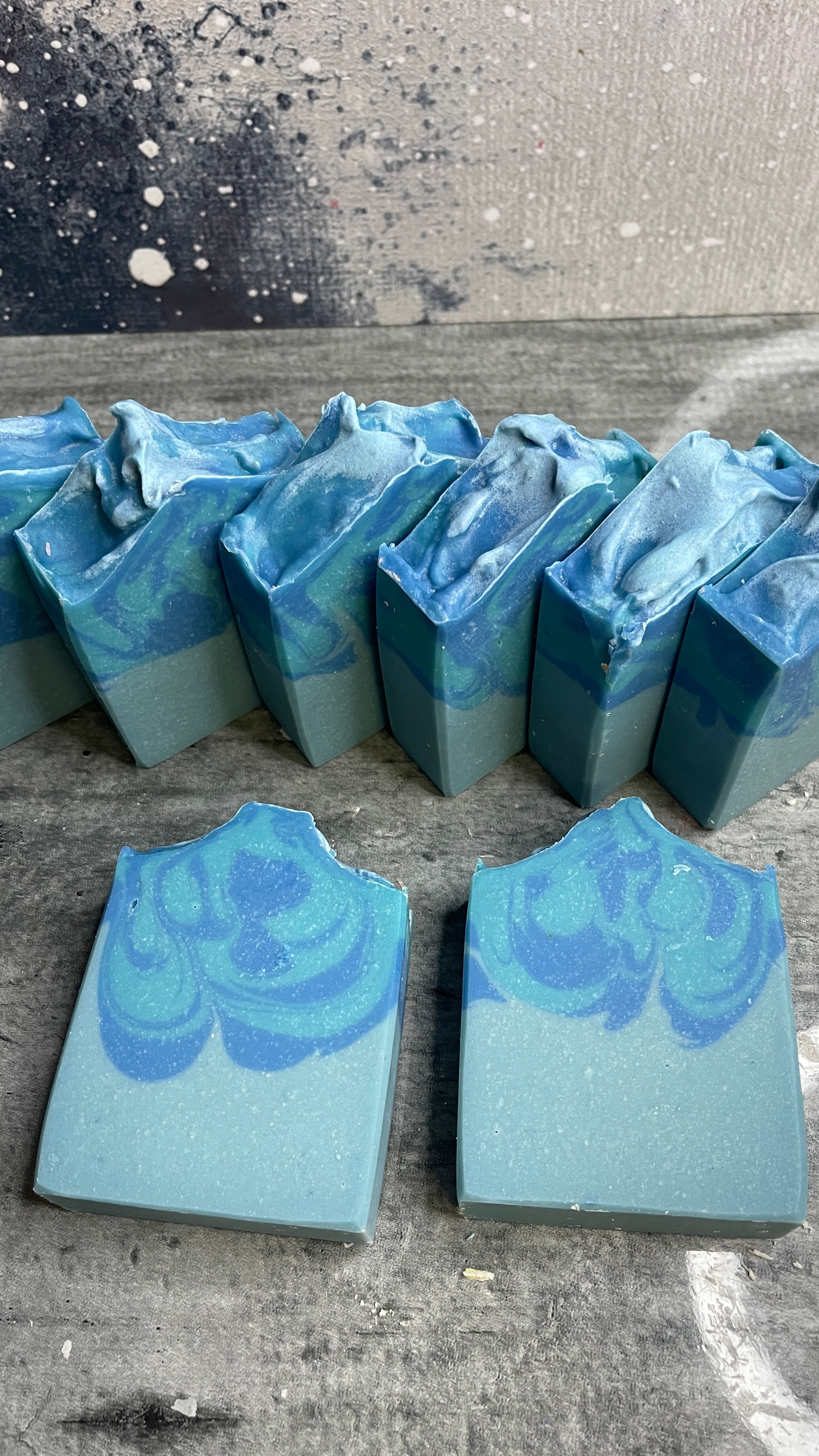 Curved & Chiseled cold process artisan soap