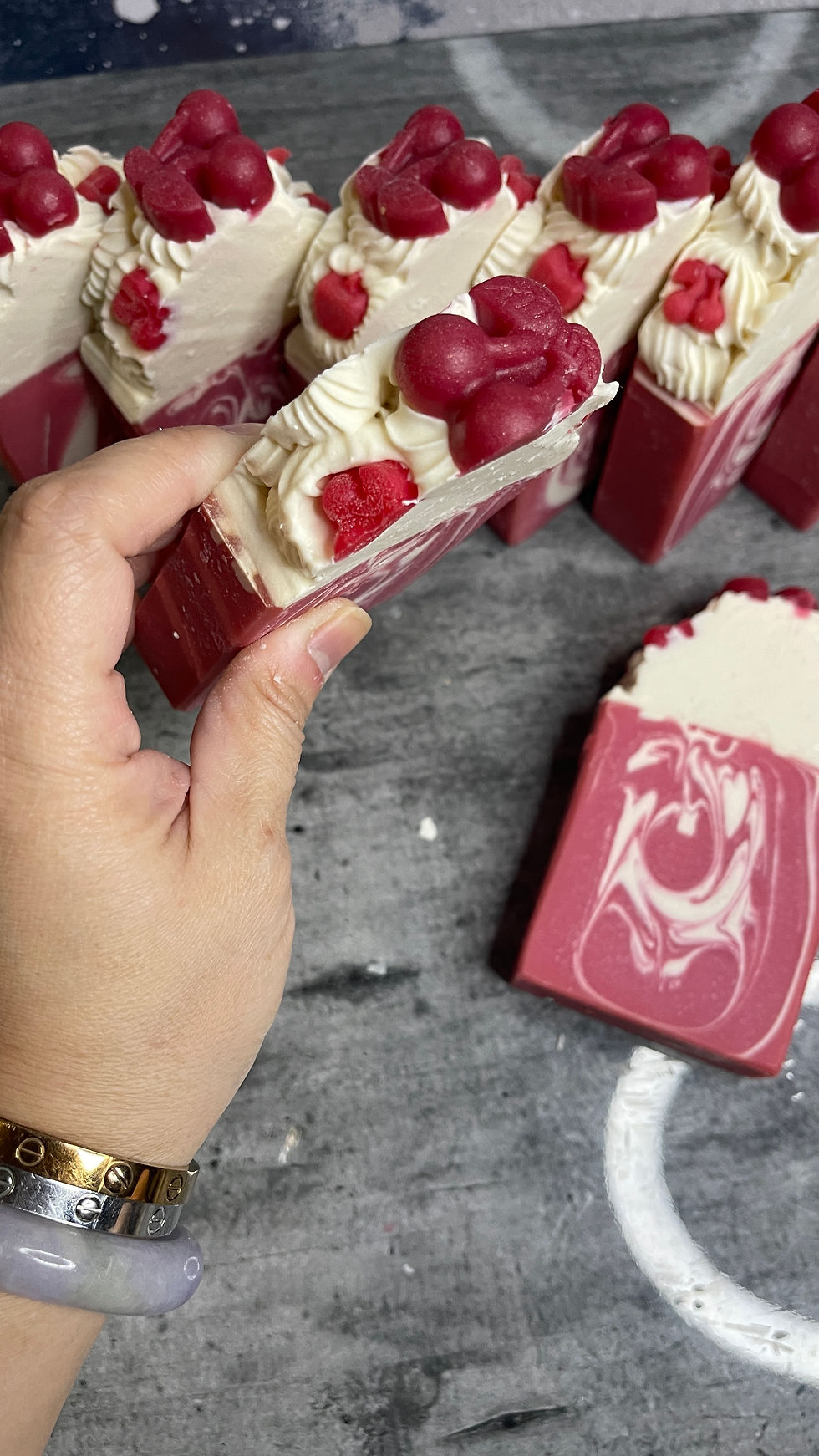 Thumbnail: Cherry cold process artisan soap