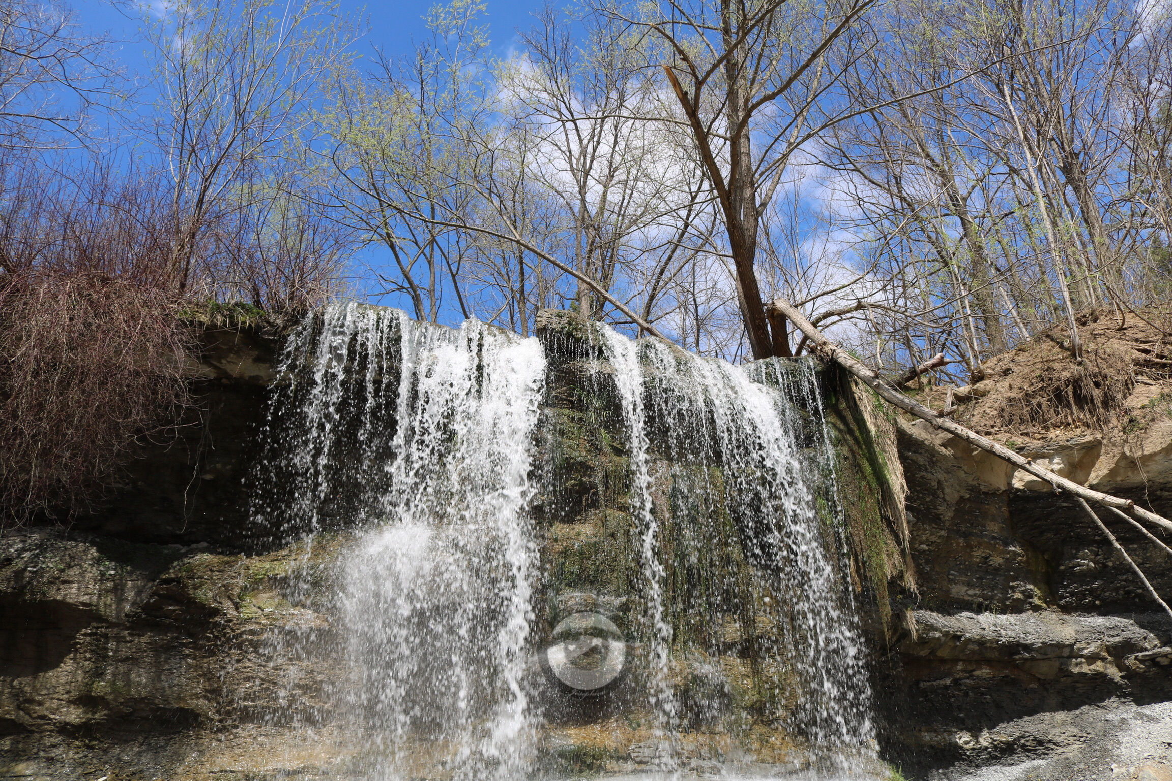 waterfall, print