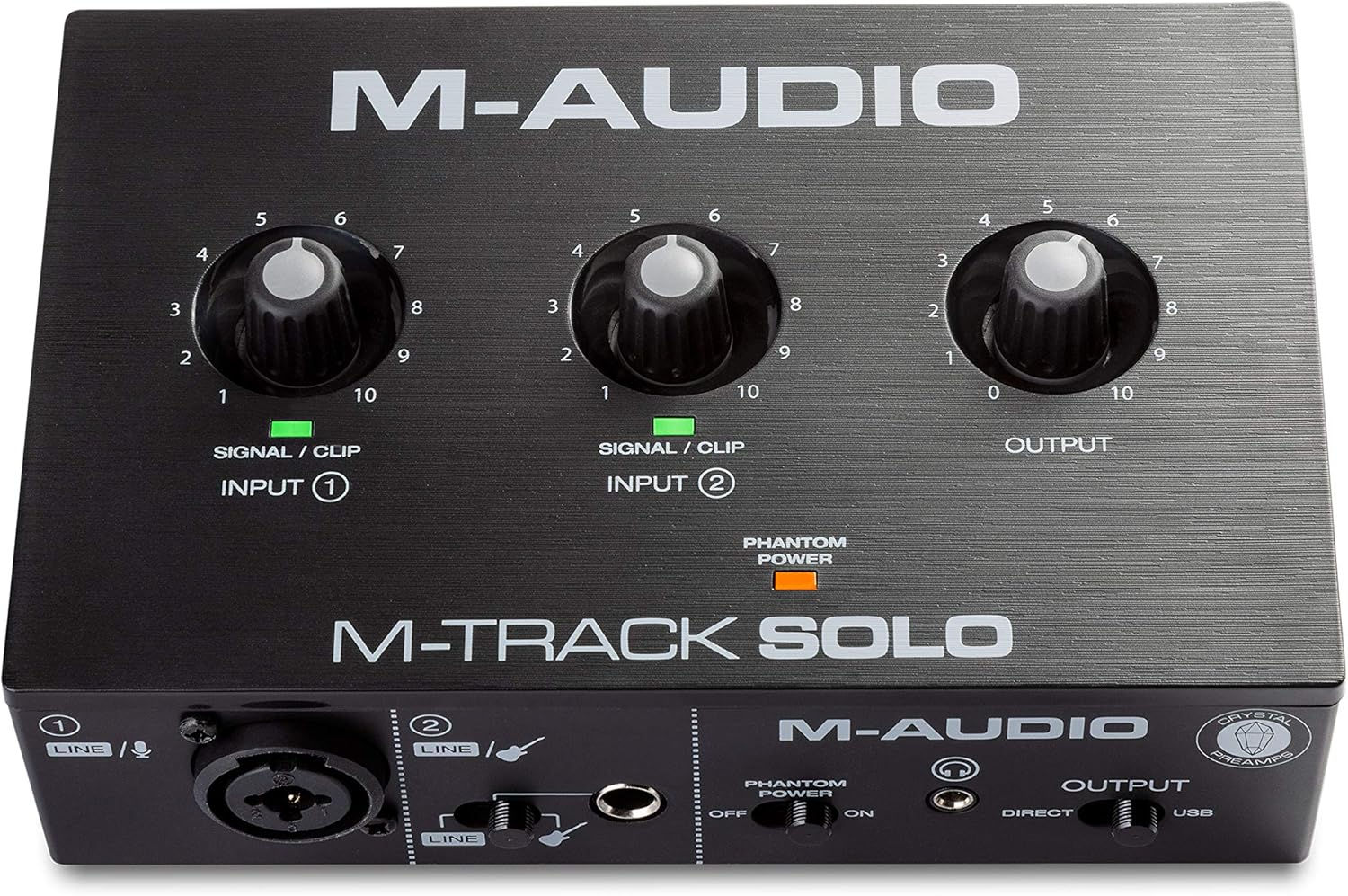 M-Audio M-Track Solo – Interfejs Audio USB do nagrywania, streamingu i podcastów