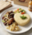 Attieké viande ROYAL