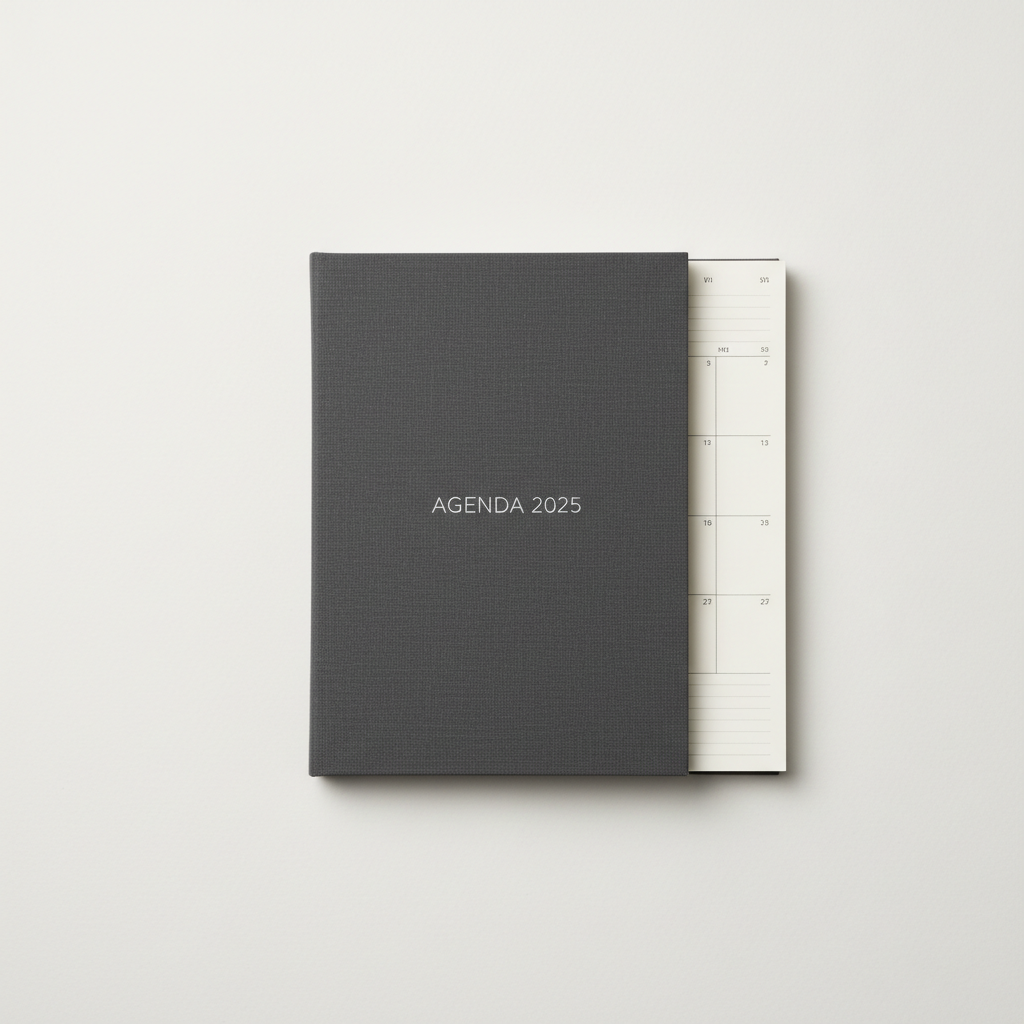 Agenda Mensuel Minimaliste