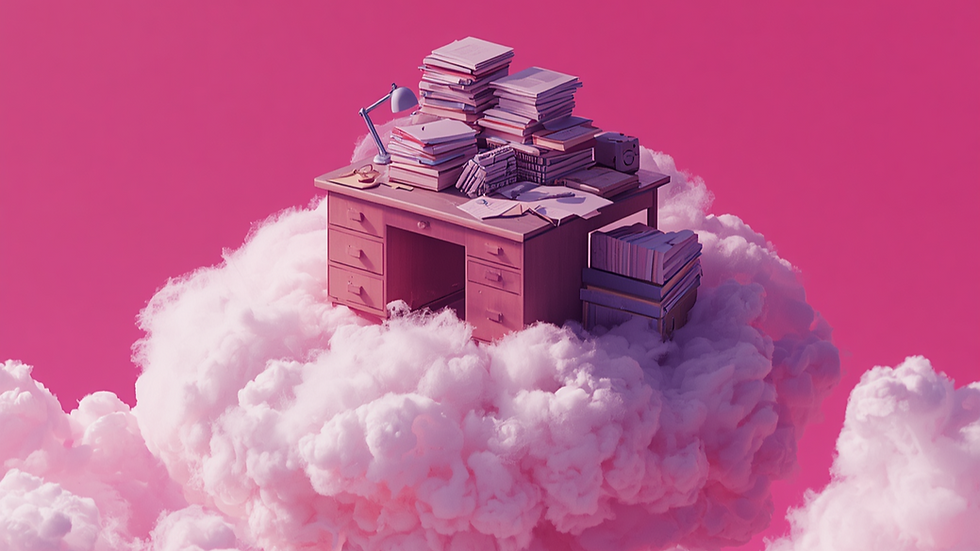 cloud and desk