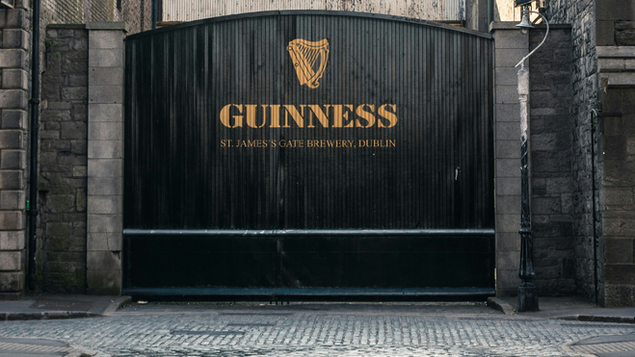Guinness beer factory in Dublin