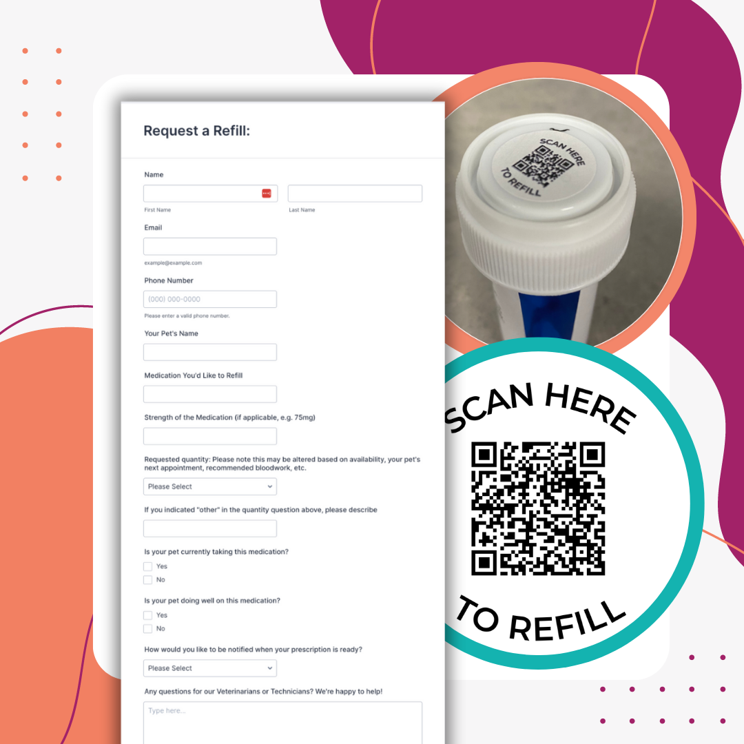 DFY: Online Refill Request Form & Stickers